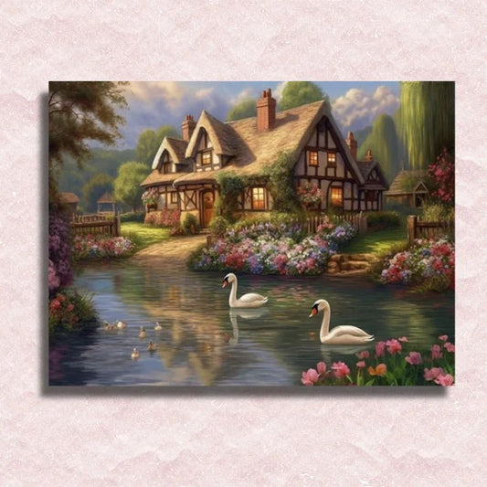 Village House - Paint by Numbers Kit