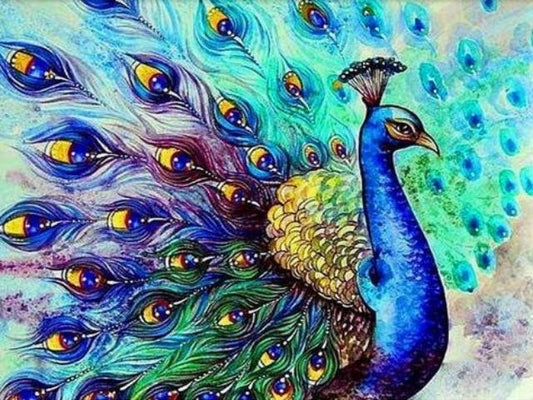 Beautiful Peacock - Paint by Numbers Kit