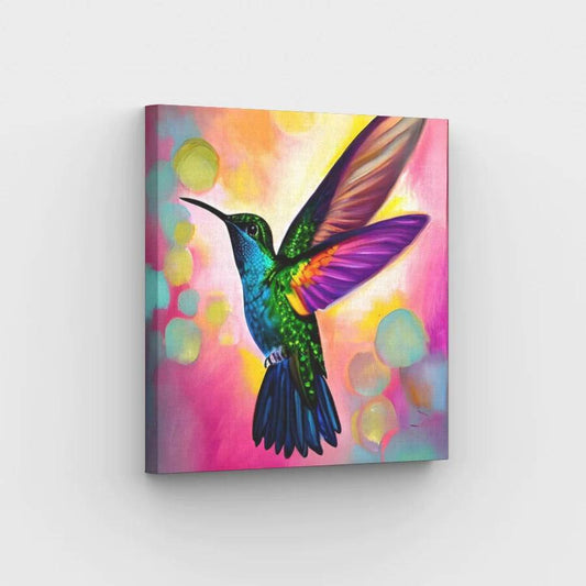 Vibrant Hummingbird - Paint by Numbers Kit