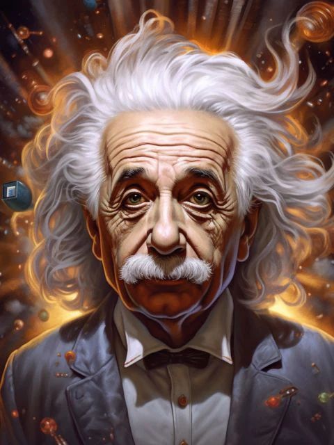 Albert Einstein - Paint by Numbers Kit