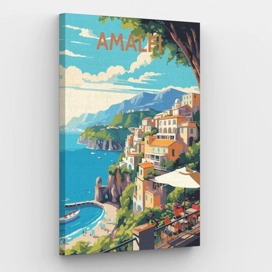 Amalfi Poster - Paint by Numbers Kit