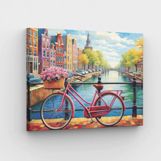 Amsterdam Bicycle Serenade - Paint by Numbers Kit