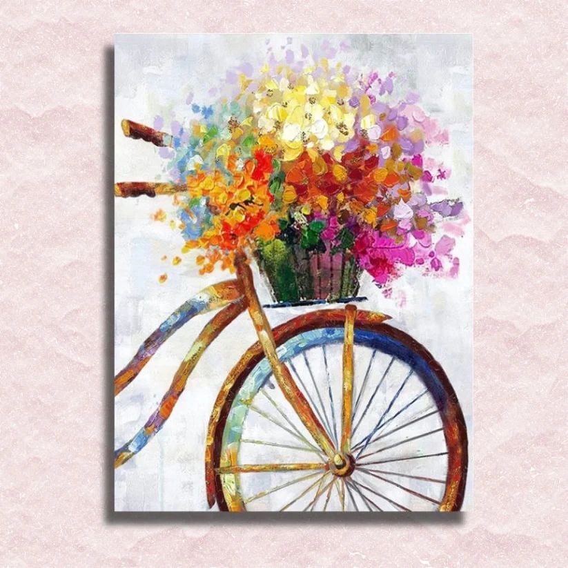Basket Full of Flowers - Paint by Numbers Kit