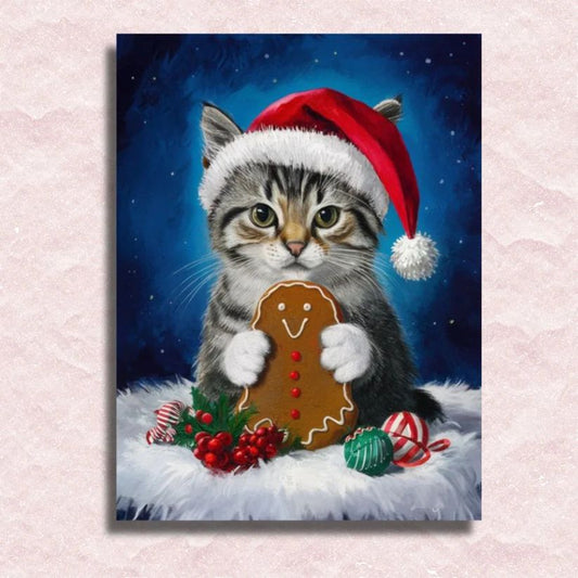 Christmas Kitty - Paint by Numbers Kit