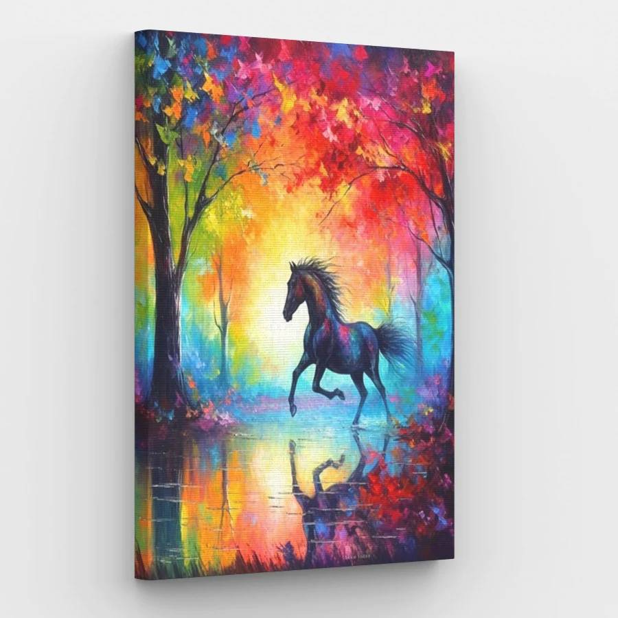 Colorful Gallop - Paint by Numbers Kit