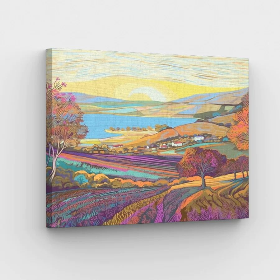 Down the Valley to the Sea - Paint by Numbers Kit