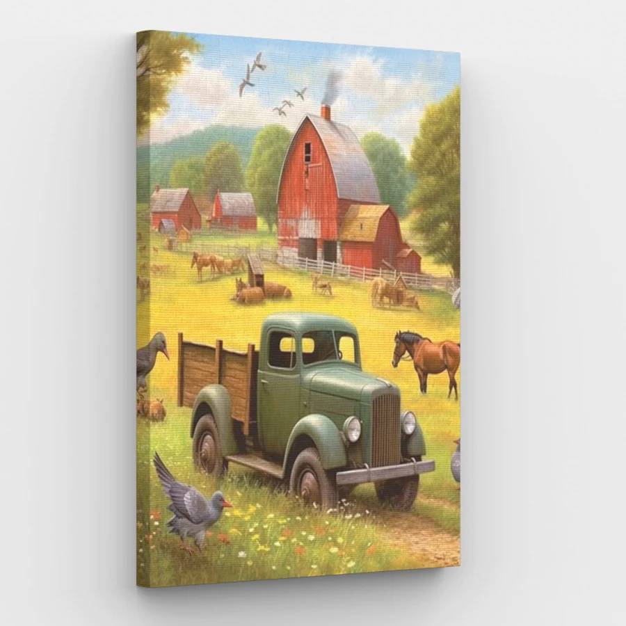 Farm Scene - Paint by Numbers Kit