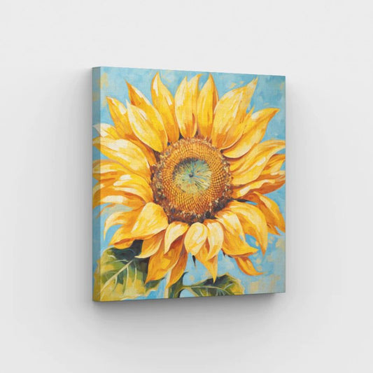 Golden Sunflower Crown - Paint by Numbers Kit