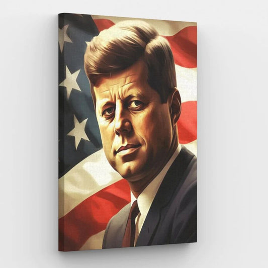 John F. Kennedy - Paint by Numbers Kit