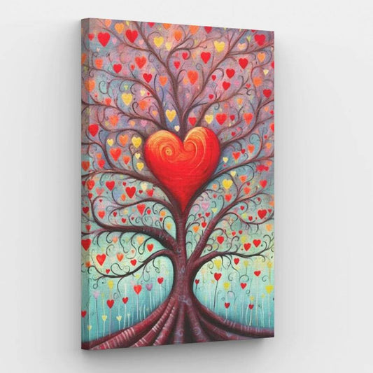 Landscape Love Tree - Paint by Numbers Kit