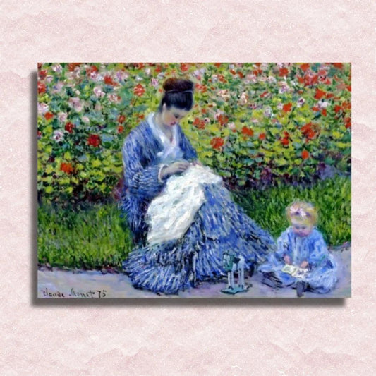 Claude Monet - Camille Monet and a Child - Paint by Numbers Kit