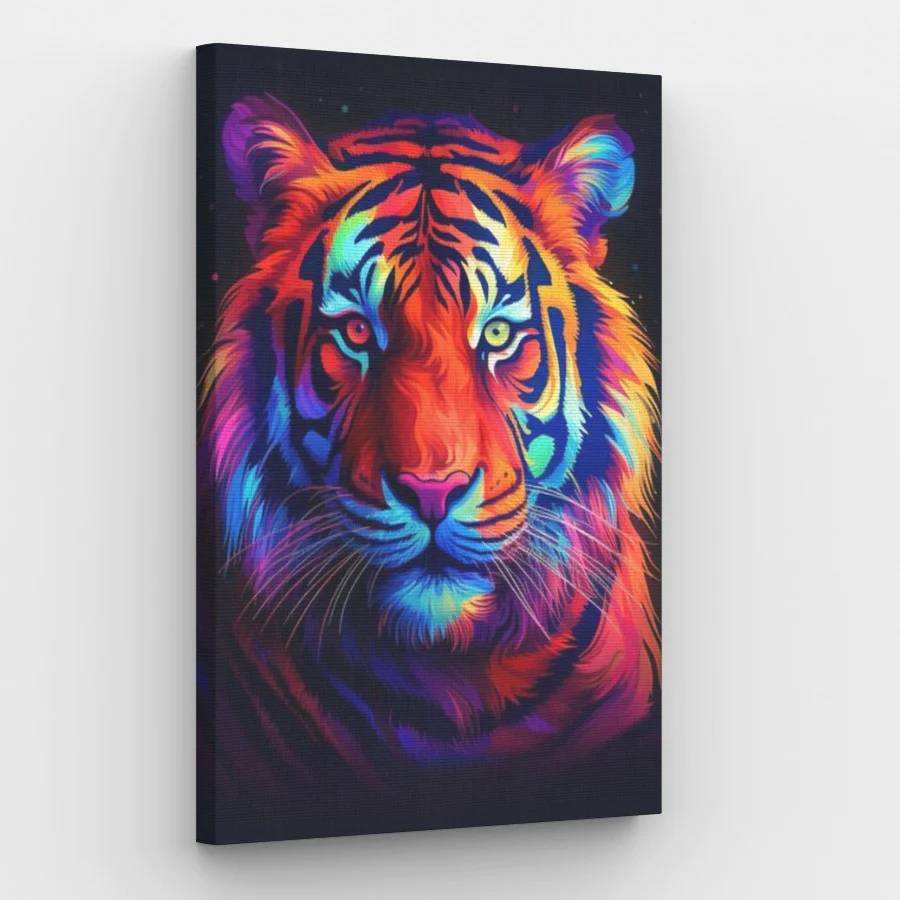 Neon Tiger - Paint by Numbers Kit