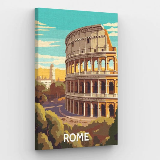Rome Poster - Paint by Numbers Kit