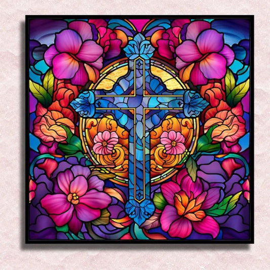 Stained Glass Sanctuary - Paint by Numbers Kit