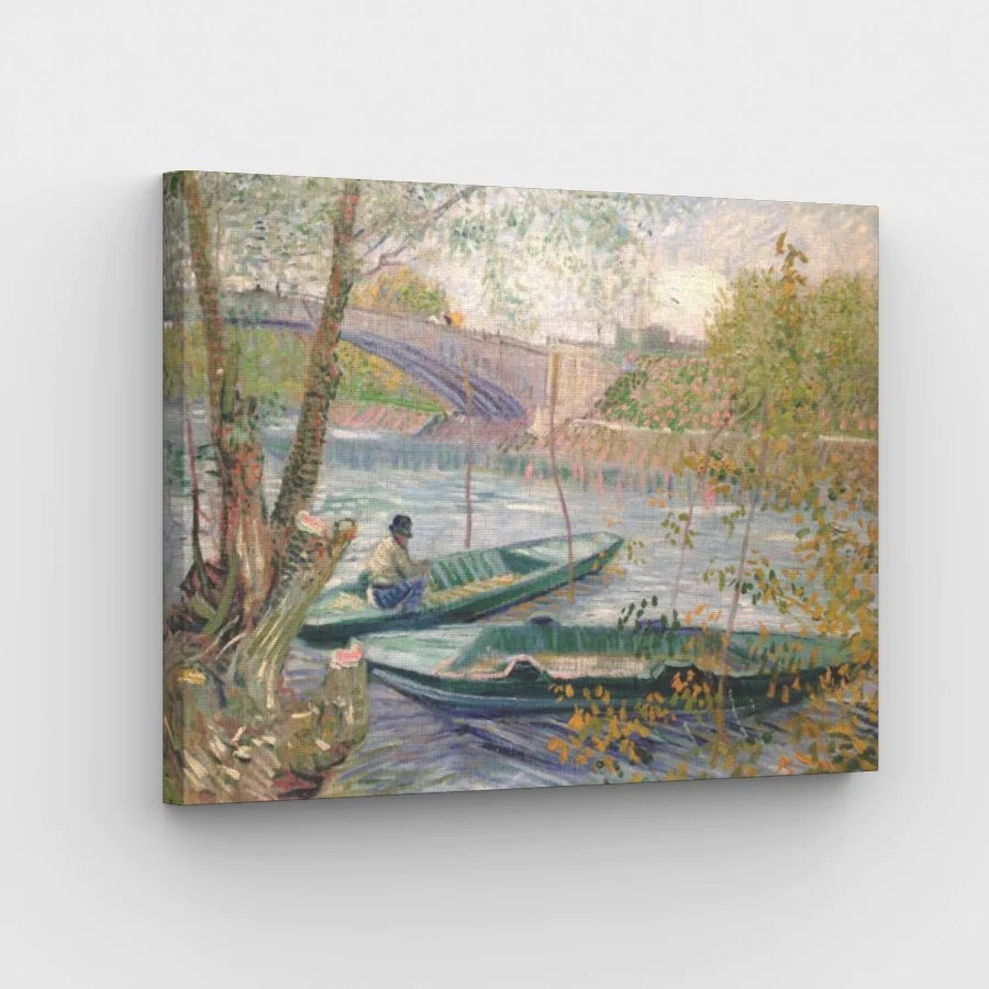 Van Gogh - Fishing in Spring - Paint by Numbers Kit