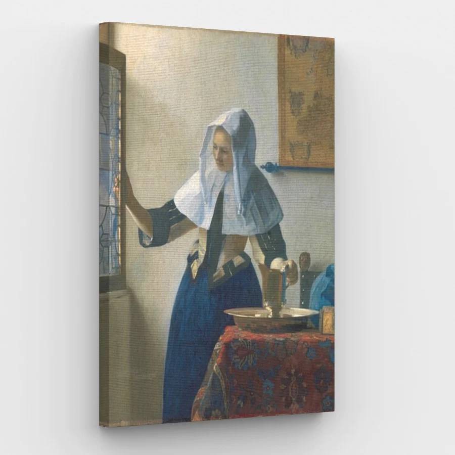 Vermeer - Woman with a Water Jug - Paint by Numbers Kit
