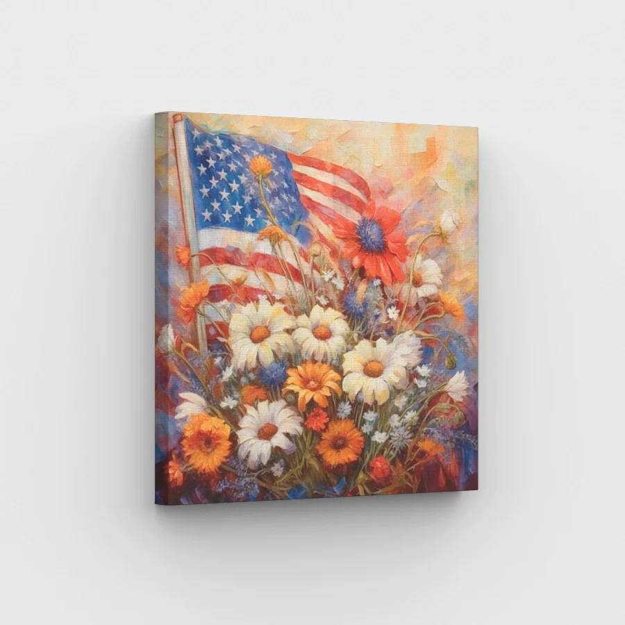 American Flowers - Paint by Numbers Kit