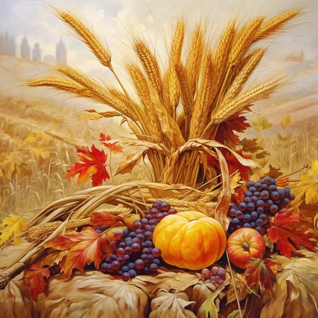 Autumn Fruitful Abundance - Paint by Numbers Kit