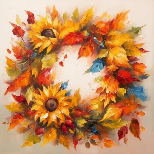 Autumn Wreath - Paint by Numbers Kit
