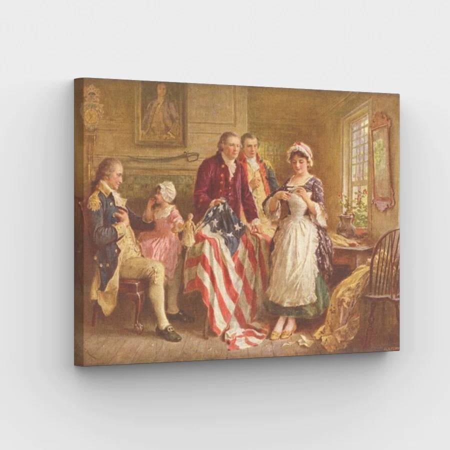 Gerome Ferris - Betsy Ross 1777 - Paint by Numbers Kit