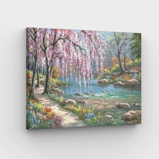 Blossoming Trees - Paint by Numbers Kit
