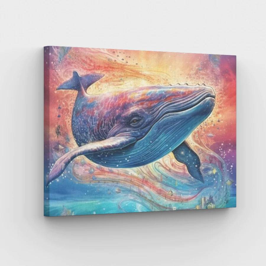 Blue Whale - Paint by Numbers Kit