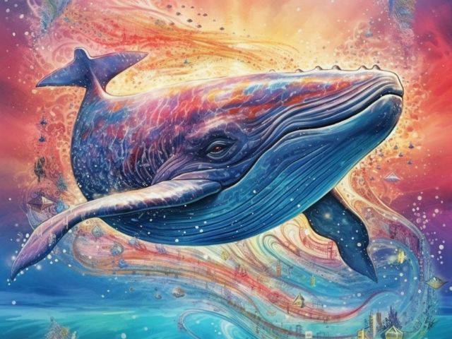 Blue Whale - Paint by Numbers Kit