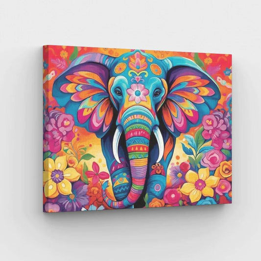 Colorful Elephant - Paint by Numbers Kit