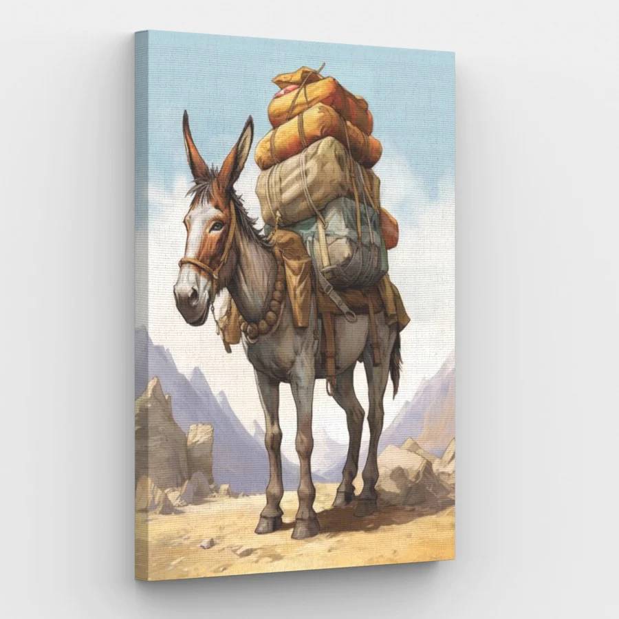 Donkey - Paint by Numbers Kit