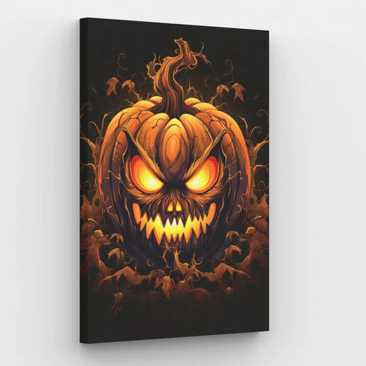 Dreadful Halloween Lantern - Paint by Numbers Kit