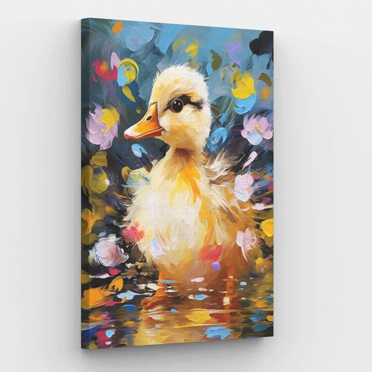 Duckling Colorful Joy - Paint by Numbers Kit