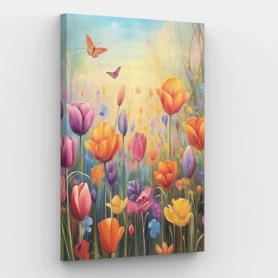 Field Tulips - Paint by Numbers Kit