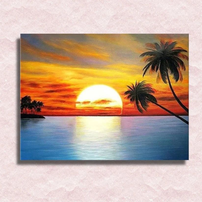 Heavenly Beach Sunset - Paint by Numbers Kit