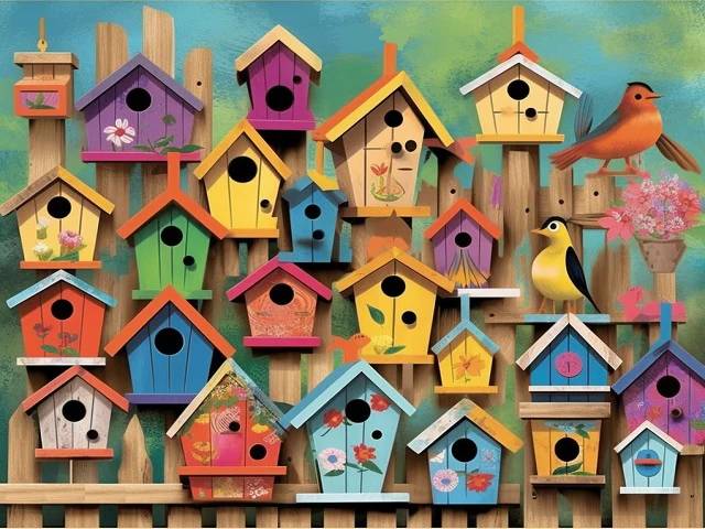 Home Tweet Home - Paint by Numbers Kit