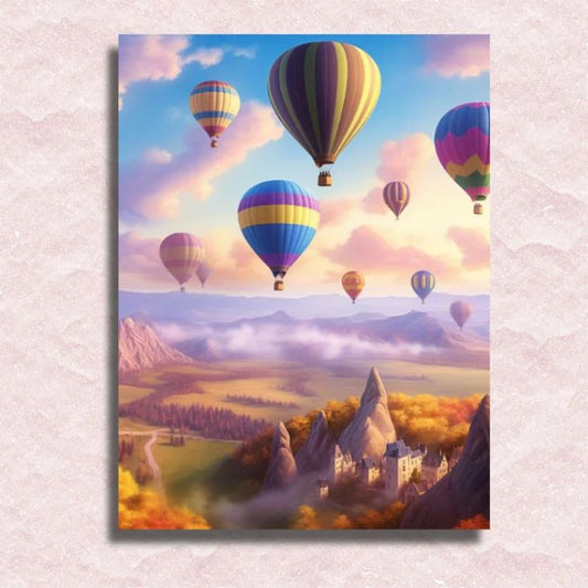 Hot Air Balloons - Paint by Numbers Kit