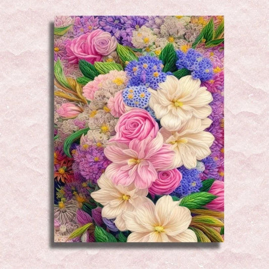 In Embrace of Flowers - Paint by Numbers Kit