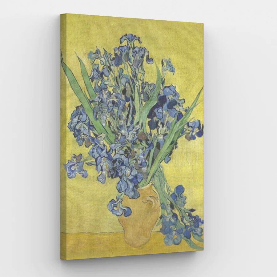 Van Gogh - Irises in Vase - Paint by Numbers Kit