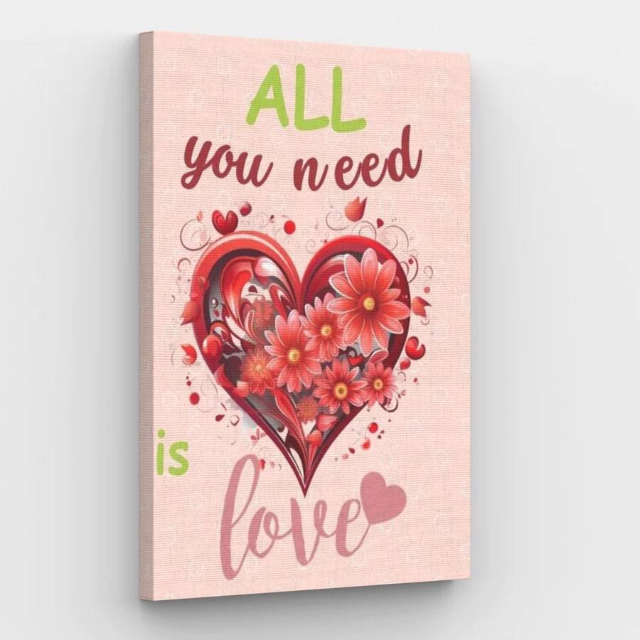 Love Quote - Paint by Numbers Kit