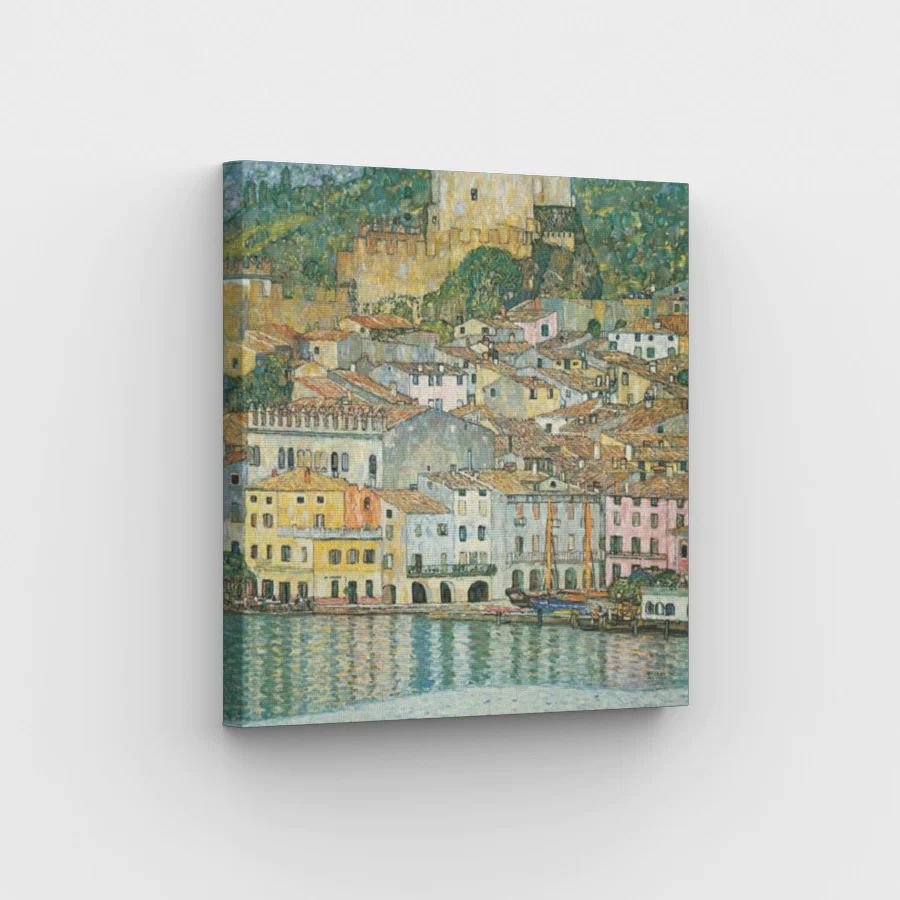 Gustav Klimt - Malcesine Lake Garda - Paint by Numbers Kit