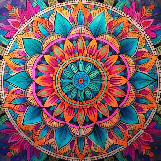 Mandala of Happiness - Paint by Numbers Kit