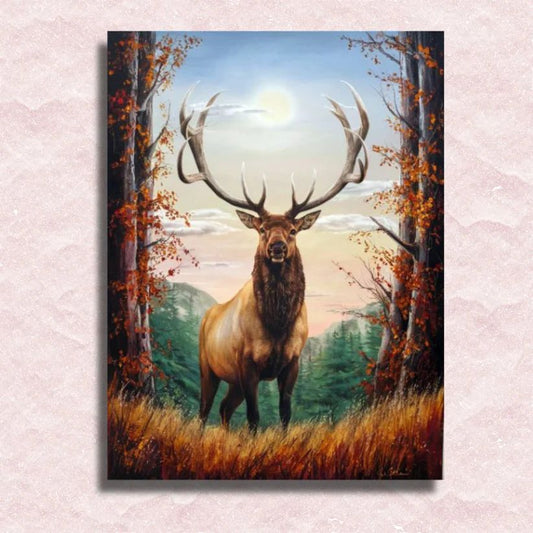 Mighty Elk in Forrest - Paint by Numbers Kit