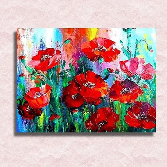 Modern Art Poppies - Paint by Numbers Kit