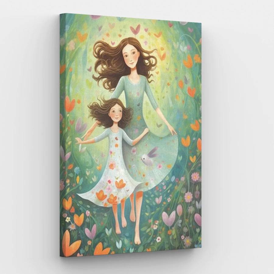 Mom and Daughter - Paint by Numbers Kit