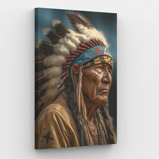 Native American Chief - Paint by Numbers Kit