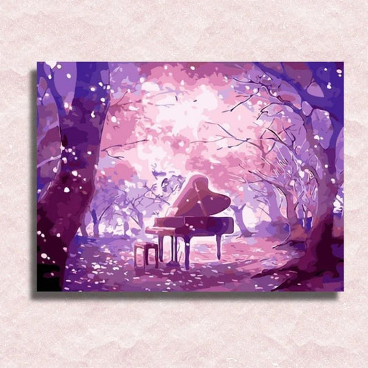 Piano in Spring Blossom - Paint by Numbers Kit