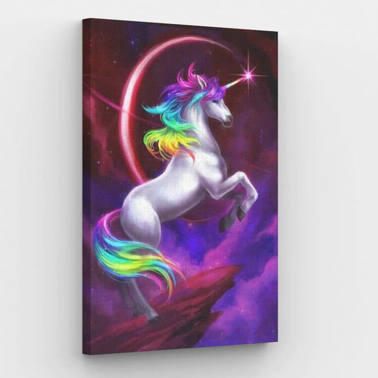 Rainbow Unicorn Painting - Paint by Numbers Kit