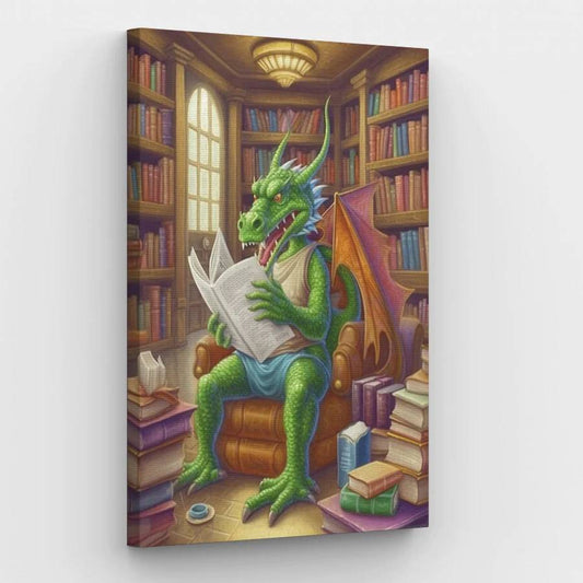 Reading Dragon - Paint by Numbers Kit