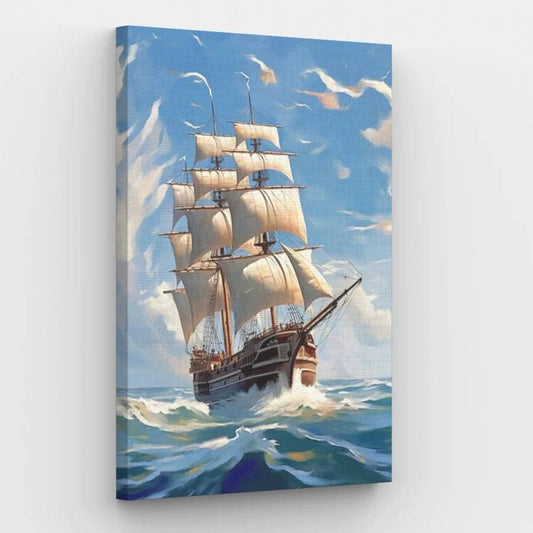 Sailboat Cruise - Paint by Numbers Kit