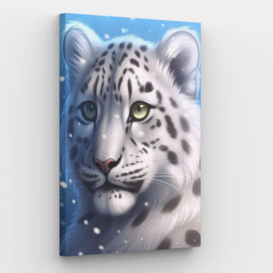 Snow Leopard - Paint by Numbers Kit