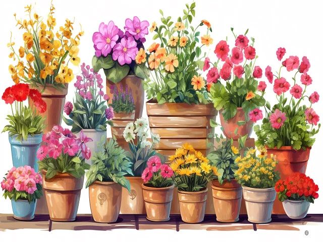 So Many Flowers - Paint by Numbers Kit